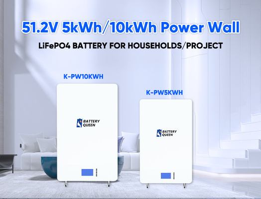 Van de de Machtsmuur van de ranga+ Lifepo4 Batterij de Enige Fase 48V 100ah 200ah 5kwh 10kwh