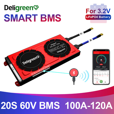 20S 60V 120A Daly Smart Lithium Lipo Battery Management System voor elektrisch voertuig Zonnebatterij E Bike