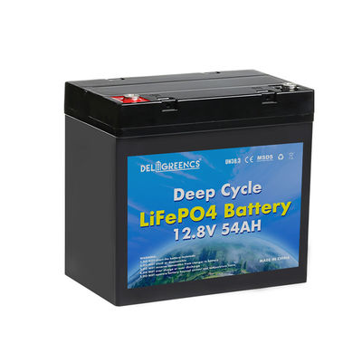 Draagbaar 12v de Batterijpak van 54Ah LiFePO4 voor Refrgerator