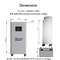 16 PCs-Bevindende Uitrustingen 200A BMS Home Solar van de VOORAVONDlf280k 51.2V 280ah DIY Lifepo4 Batterij