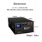 Nieuwe Lifepo4 Case 48V Diy Kit Met 16S 200A Bms Voor 280Ah Batterij Case